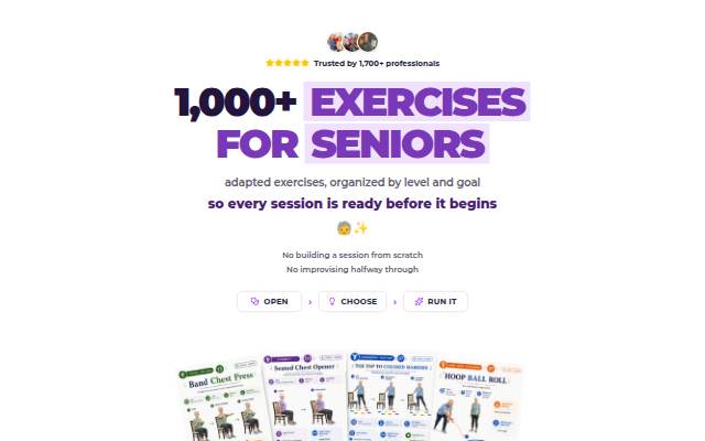 1,000+ Exercises and Activities for Older Adults storefront