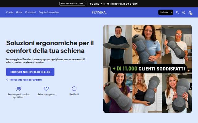 Startseite von Sennira