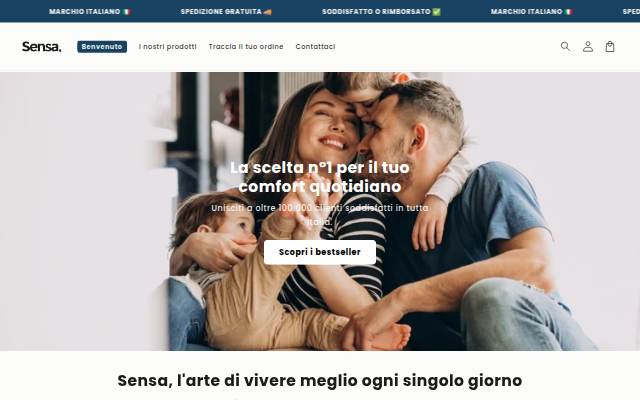 Sensa storefront
