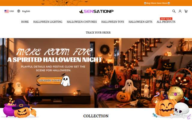 Sensationp storefront