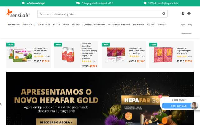Sensilab Portugal storefront