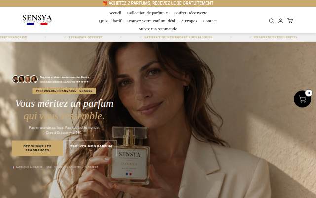 Sensya Parfums storefront