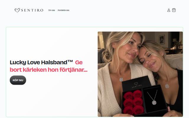 Sentiro storefront