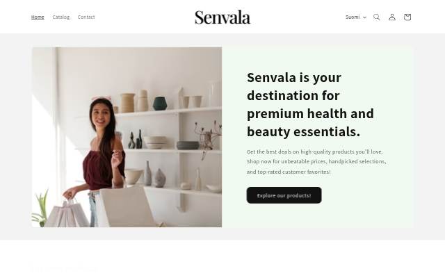 Senvala storefront