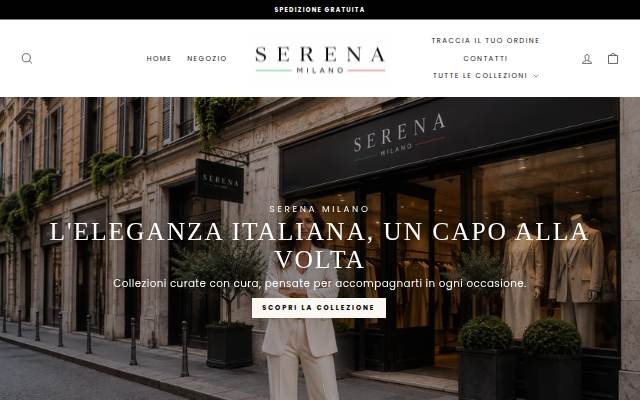 Serena Milano storefront