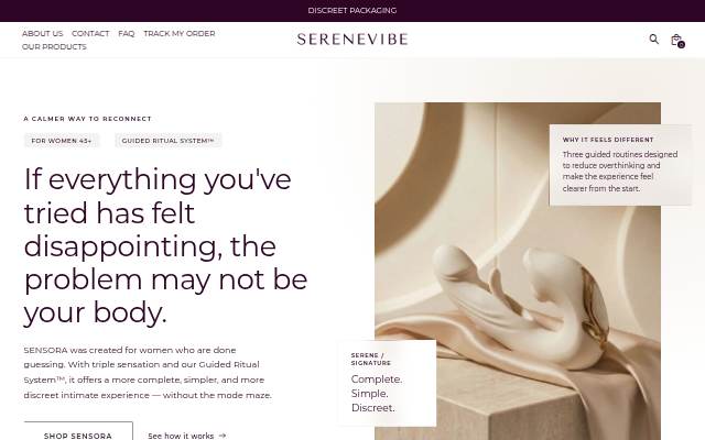 UK Serene Vibe storefront