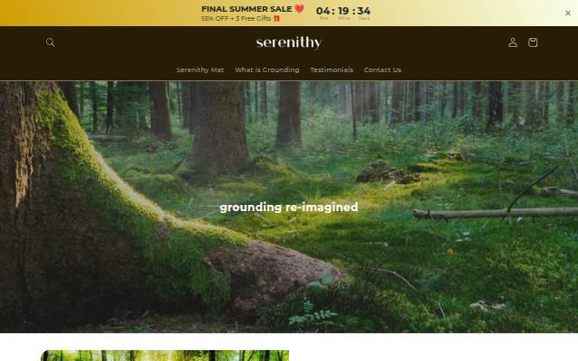 Serenithy™ storefront