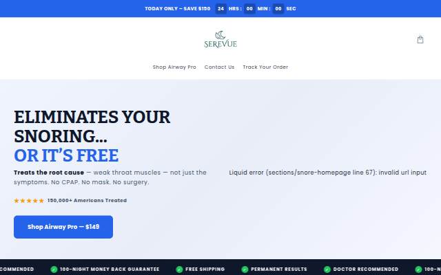 Serevue storefront
