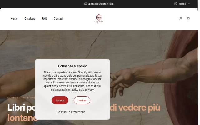 Seriore storefront