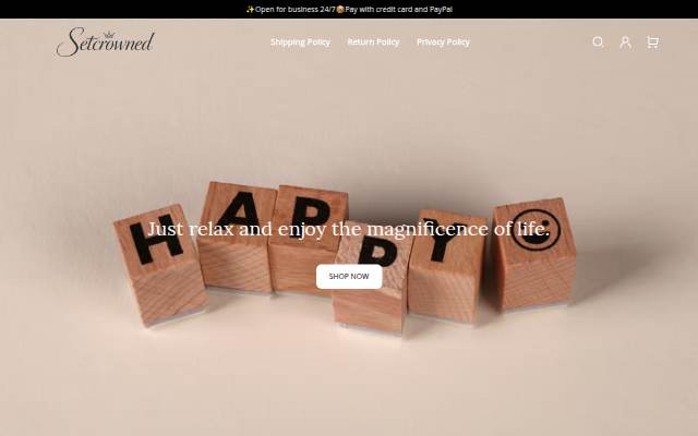 Startseite von Setcrowned