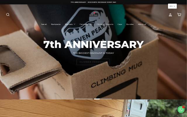 Montra da seven peaks online