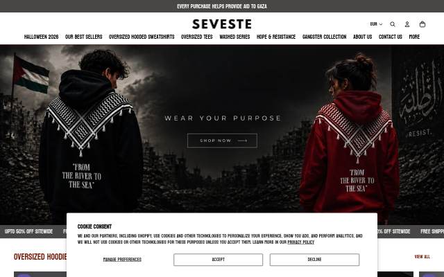 Seveste storefront