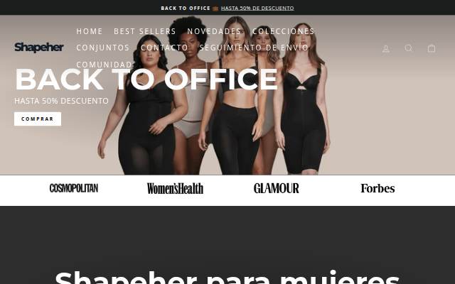 Shapeher storefront