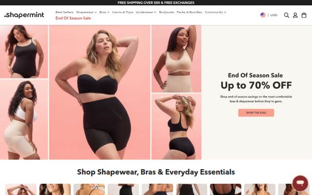Shapermint storefront