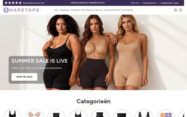 Shapetape storefront