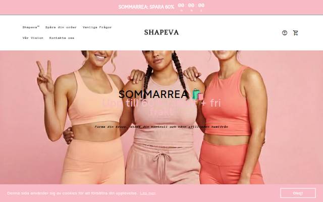 Shapeva storefront