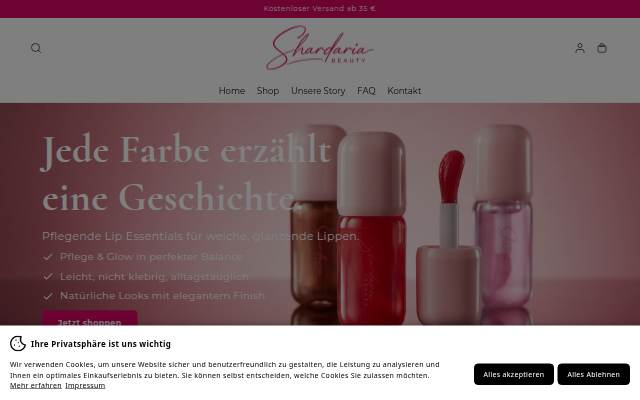 Shardaria Beauty storefront