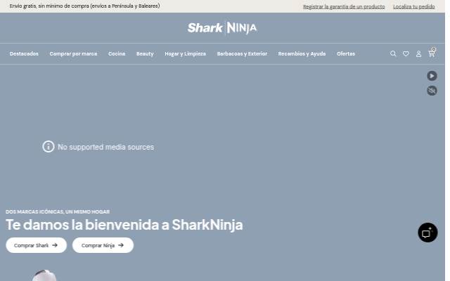 SharkNinja España storefront