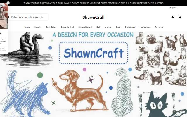 ShawnCraft storefront