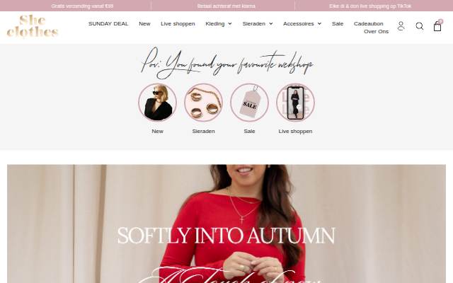 She Clothes – We Style, You Shop! storefront