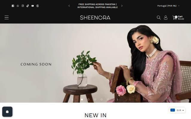 Sheenora storefront