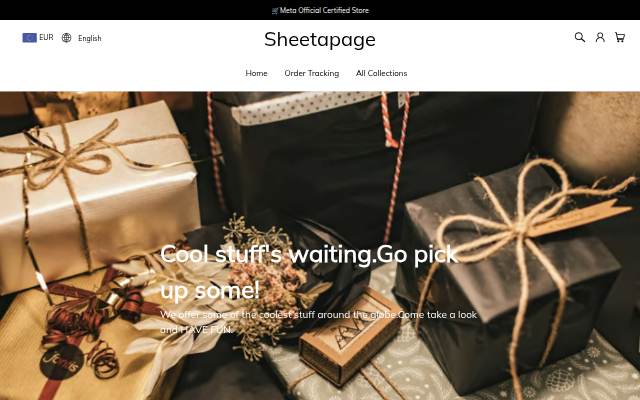 Montra da Sheetapage