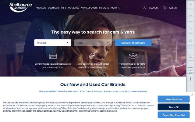 Shelbourne Motors: New &amp; Used Car Dealers in Northern Ireland storefront