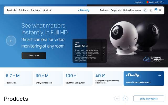 Shelly Europe storefront