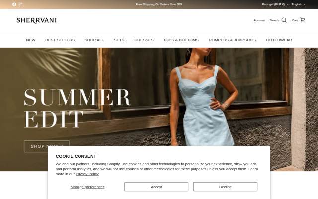Sherrvani storefront
