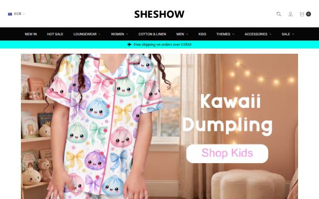 SheShow storefront