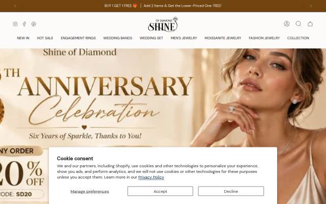 ShineofDiamond storefront