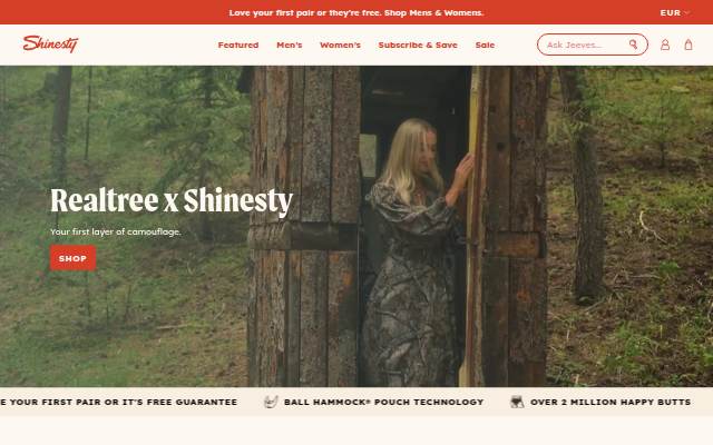 Shinesty storefront