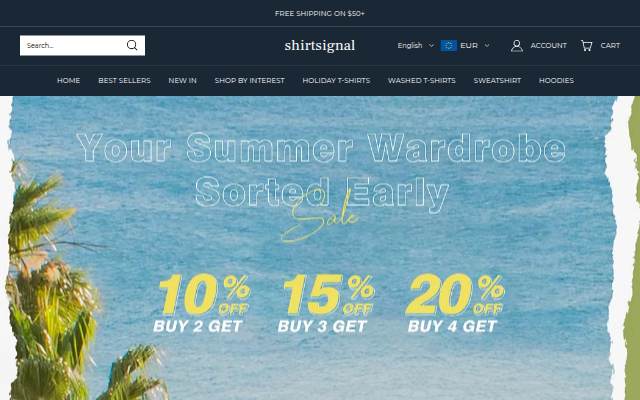 shirtsignal storefront