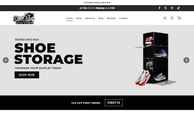 ShoeStack | UK's No.1 Shoe Box Storage Company storefront