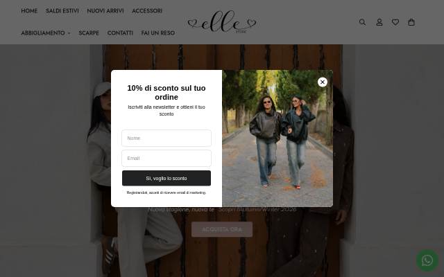 Montra da ELLE Store