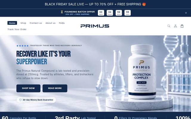Escaparate de Primus