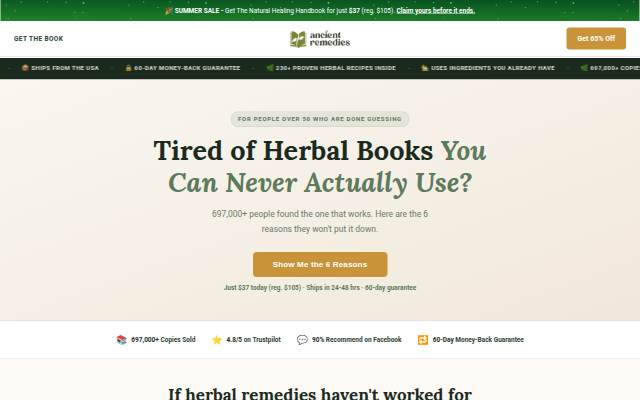 Ancient Remedies storefront