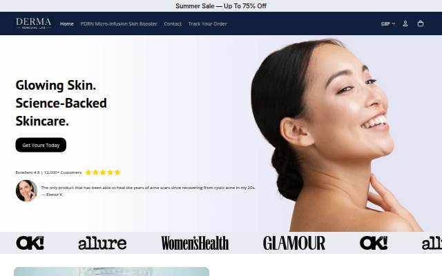 Derma Renewal Lab storefront