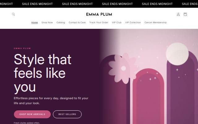 Montra da Emma Plum® Shop