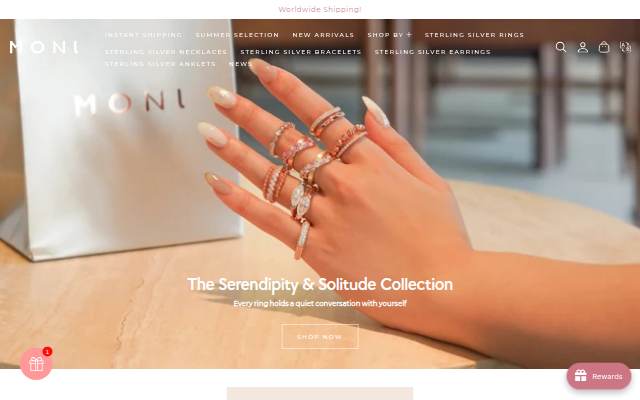 925純銀首飾 ｜MONI HK Jewellery
 &ndash; Moni Jewellery storefront