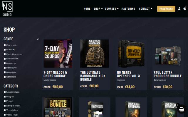 NS Audio storefront