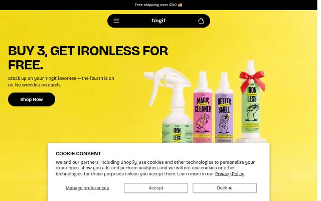 Tingit Shop storefront