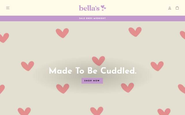 Startseite von Bellas Shop®