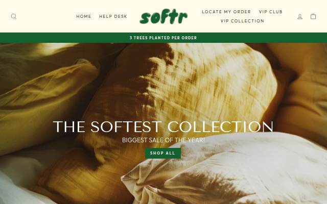 Startseite von Softr Shop®