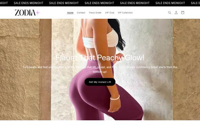 Zodia Shop® storefront