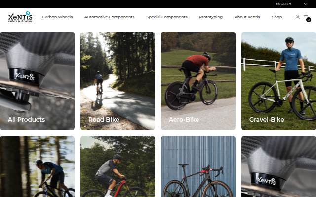 Startseite von XeNTiS Onlineshop