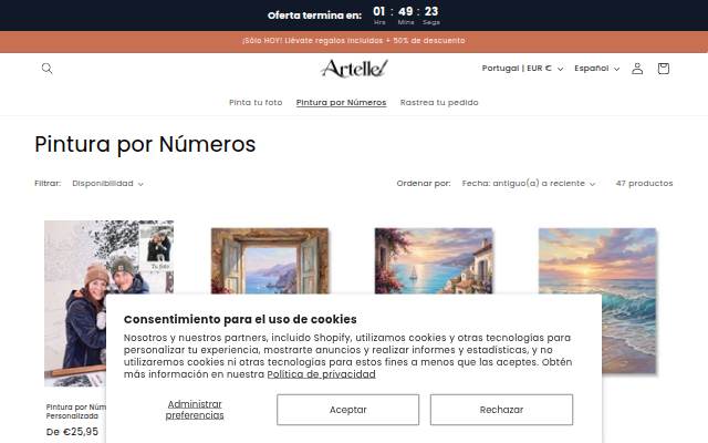 Artelle storefront