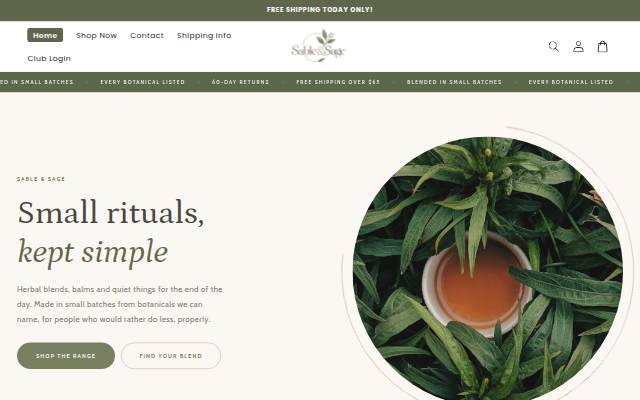 Montra da Sable &amp; Sage