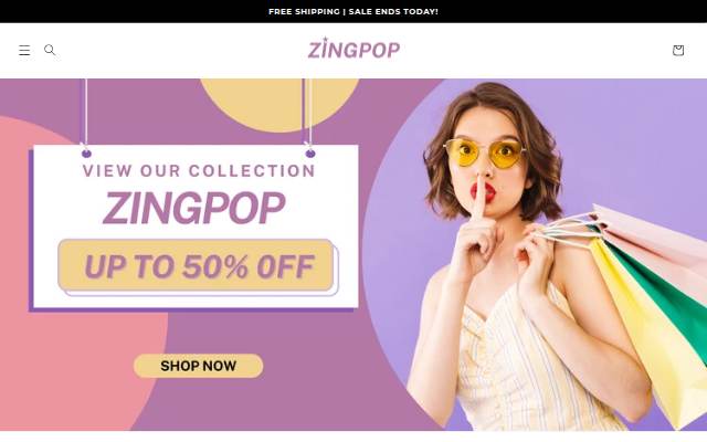 Zing Pop storefront