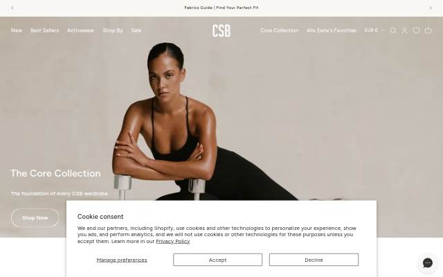 CSB storefront